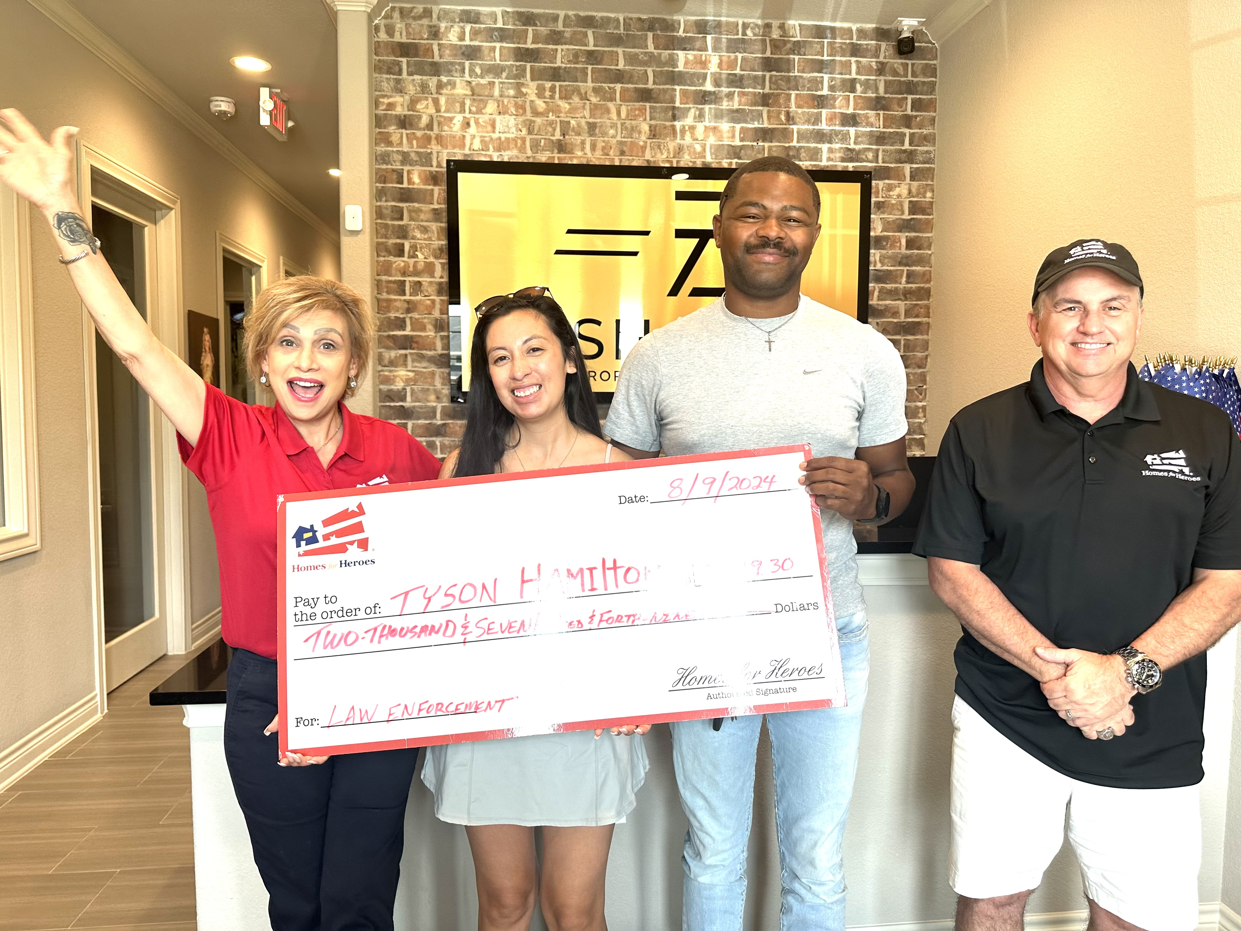 Jill Stanley Houston, TX Homes For Heroes closing